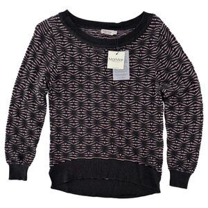 MARMAR COPENHAGEN - TONIE KNIT TOP - 60% VISCOSE - DARK BROWN - NWT